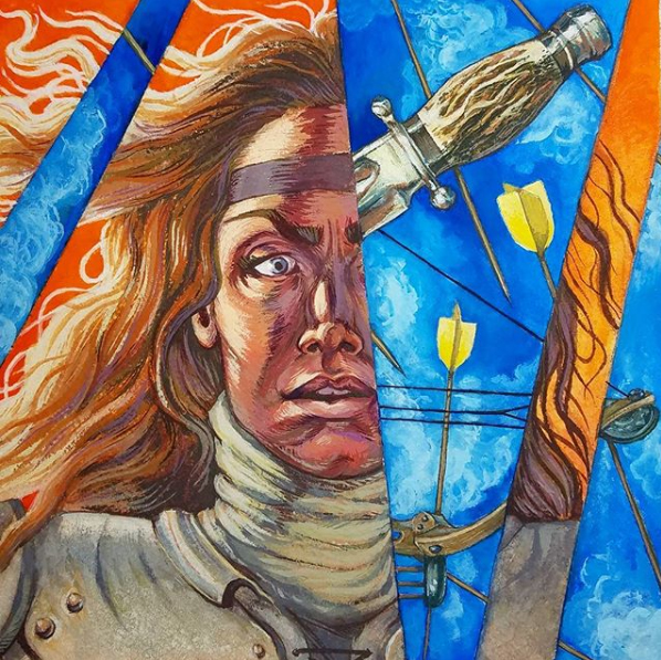Warrior Woman Illustration - Mad Max | AZ Kubicki
