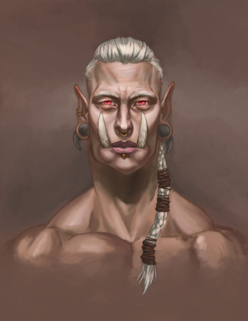 Draugr the Half-Orc Alchemist | AZ Kubicki