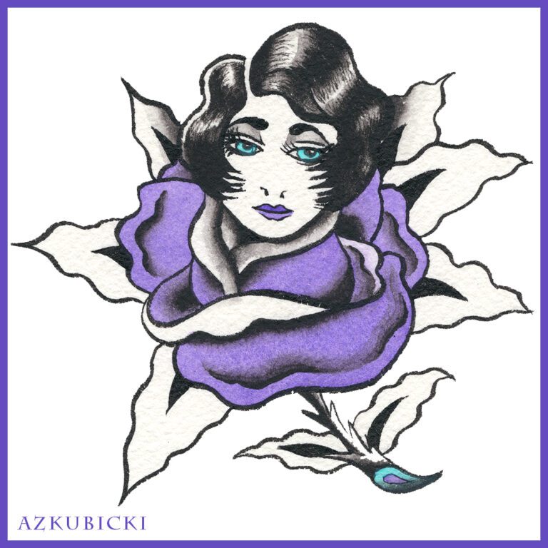 Crop 3 - Traditional Femme Flash Sheet | AZ Kubicki