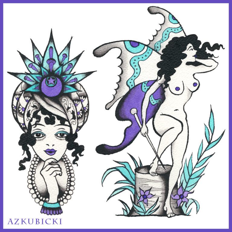 Crop 4 - Traditional Femme Flash Sheet | AZ Kubicki