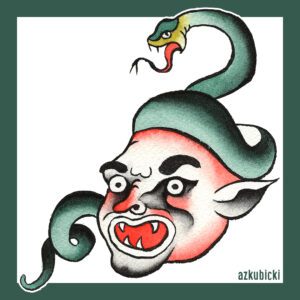 Rogers Flash - Snake Dude | AZ Kubicki