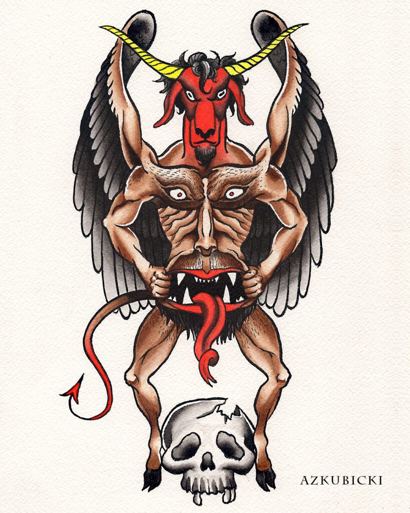 Satan - Cliff Raven Redraw | AZ Kubicki