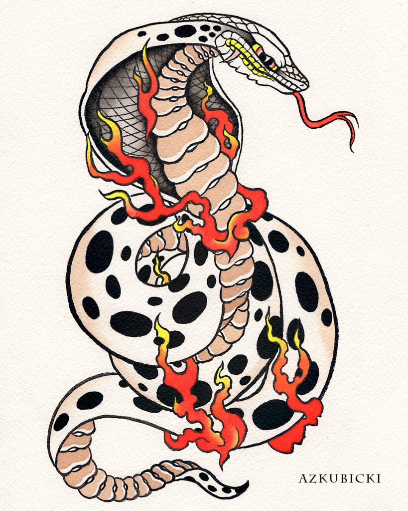 Snake - Bob Shaw Redraw | AZ Kubicki